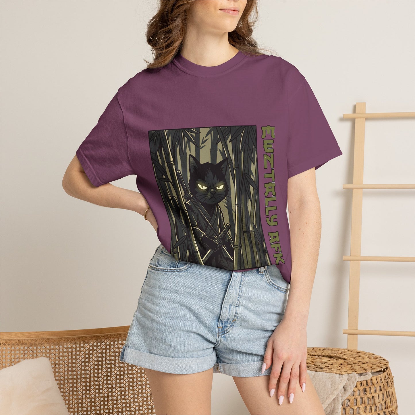 Butterfly AF Stealth Cat Graphic Tee