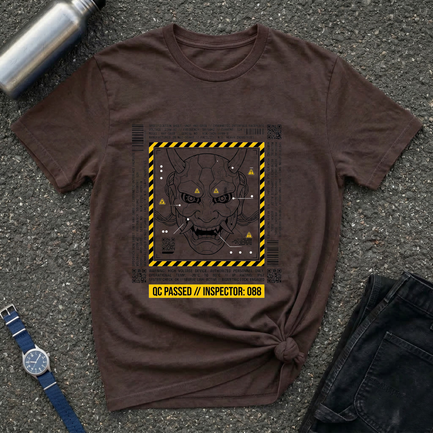 Hannya Mask Graphic T-Shirt