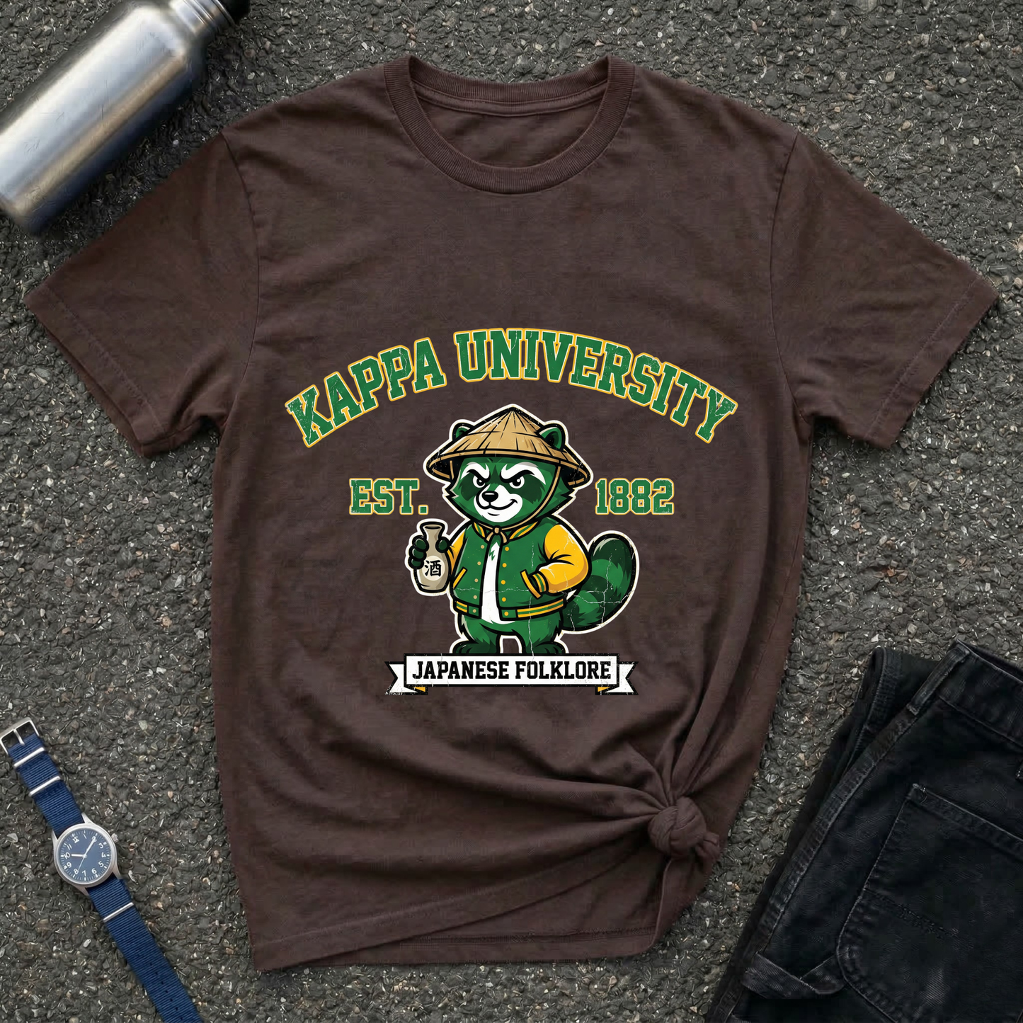Kappa University Tan T-Shirt
