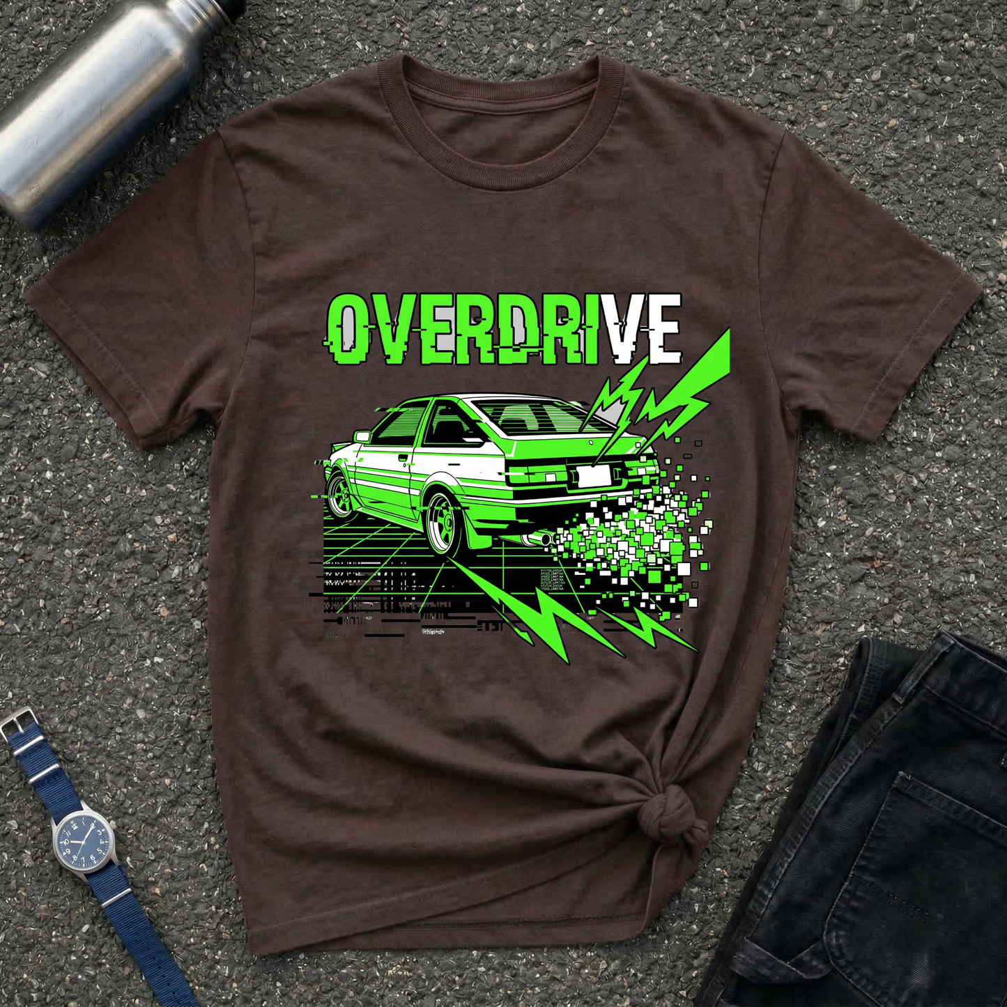 Vintage Drift Car Graphic Tee