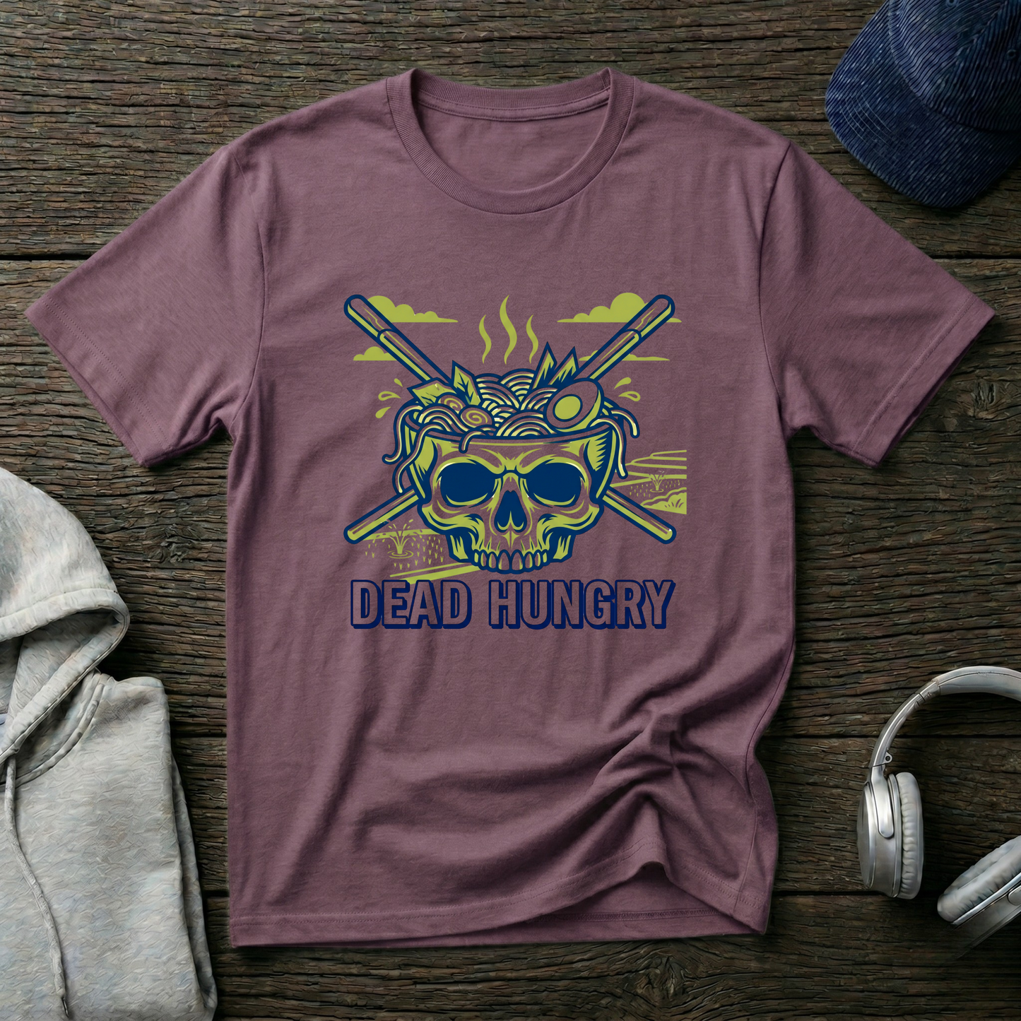 Dead Hungry Skull Ramen T-Shirt