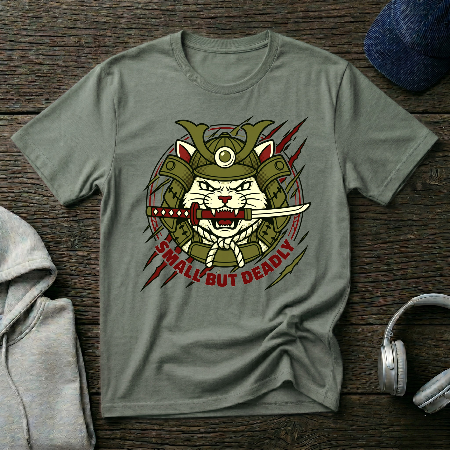 Samurai Cat T-Shirt