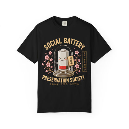 Social Battery Preservation Society Introvert T-Shirt
