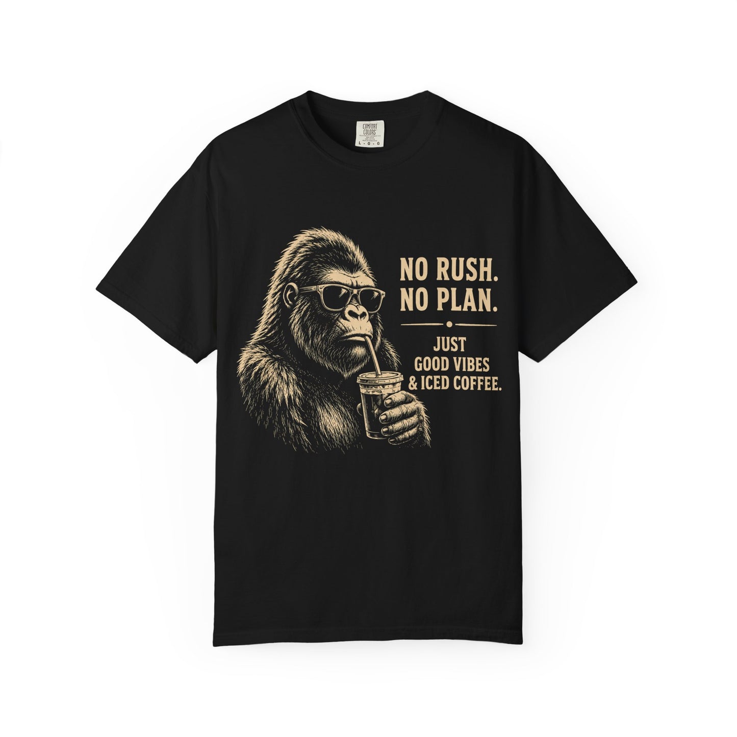 No Rush No Plan Coffee Humor T-Shirt