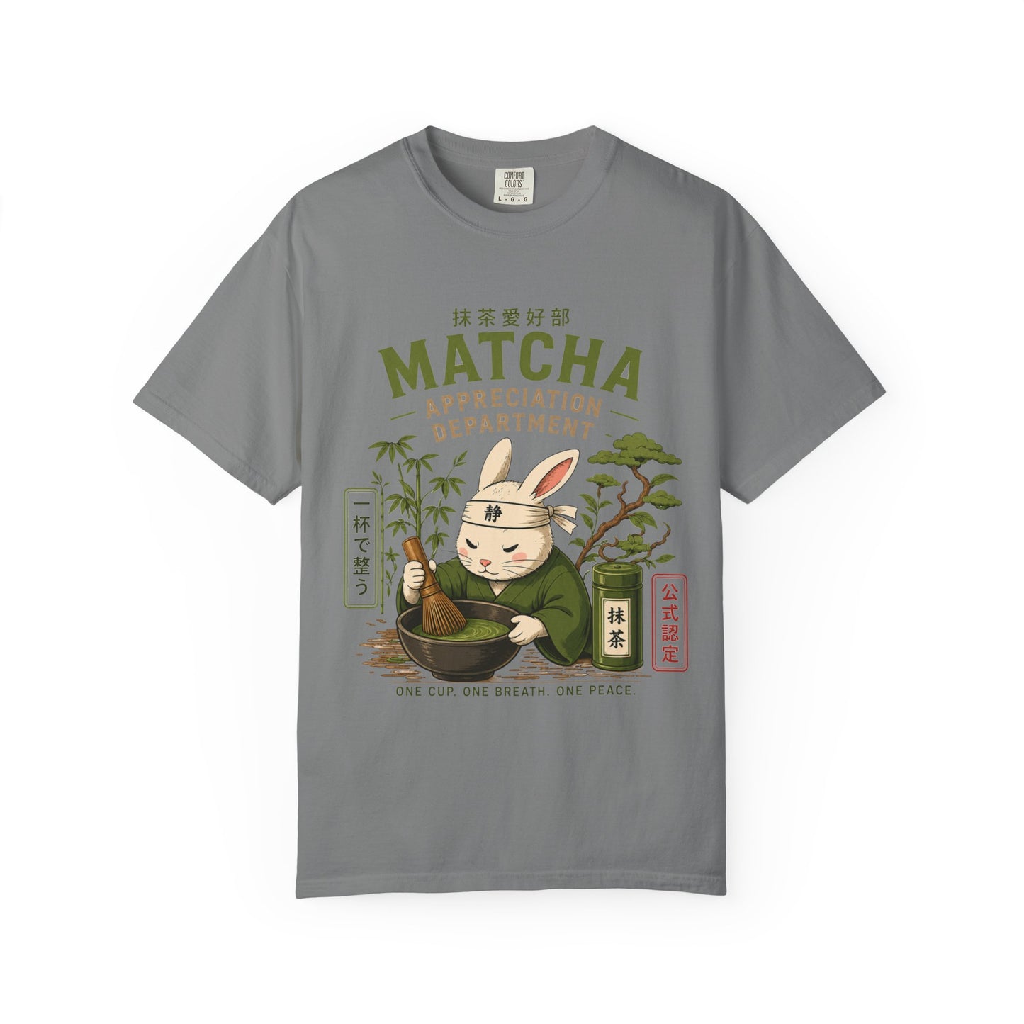 Matcha Appreciation Department Rabbit Graphic Tee