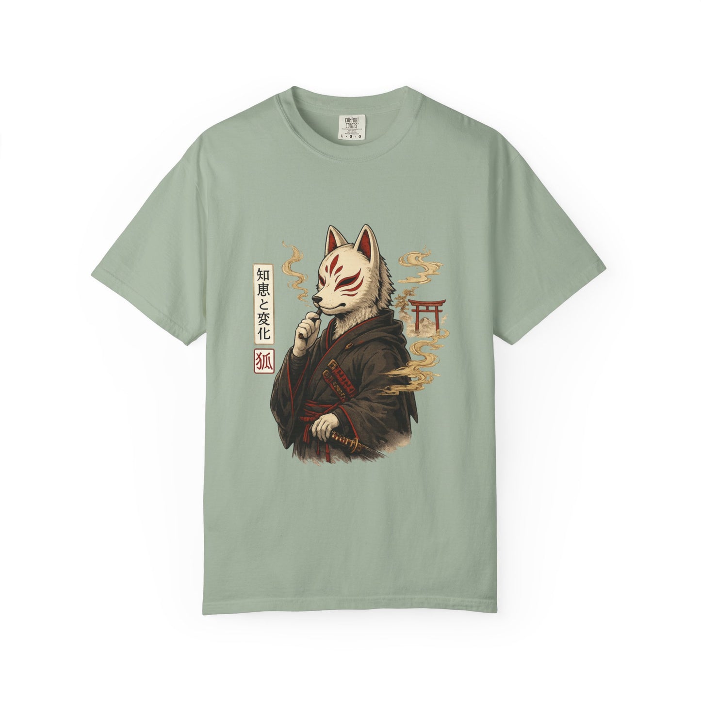 Kitsune Ronin Fox Spirit Graphic T-Shirt