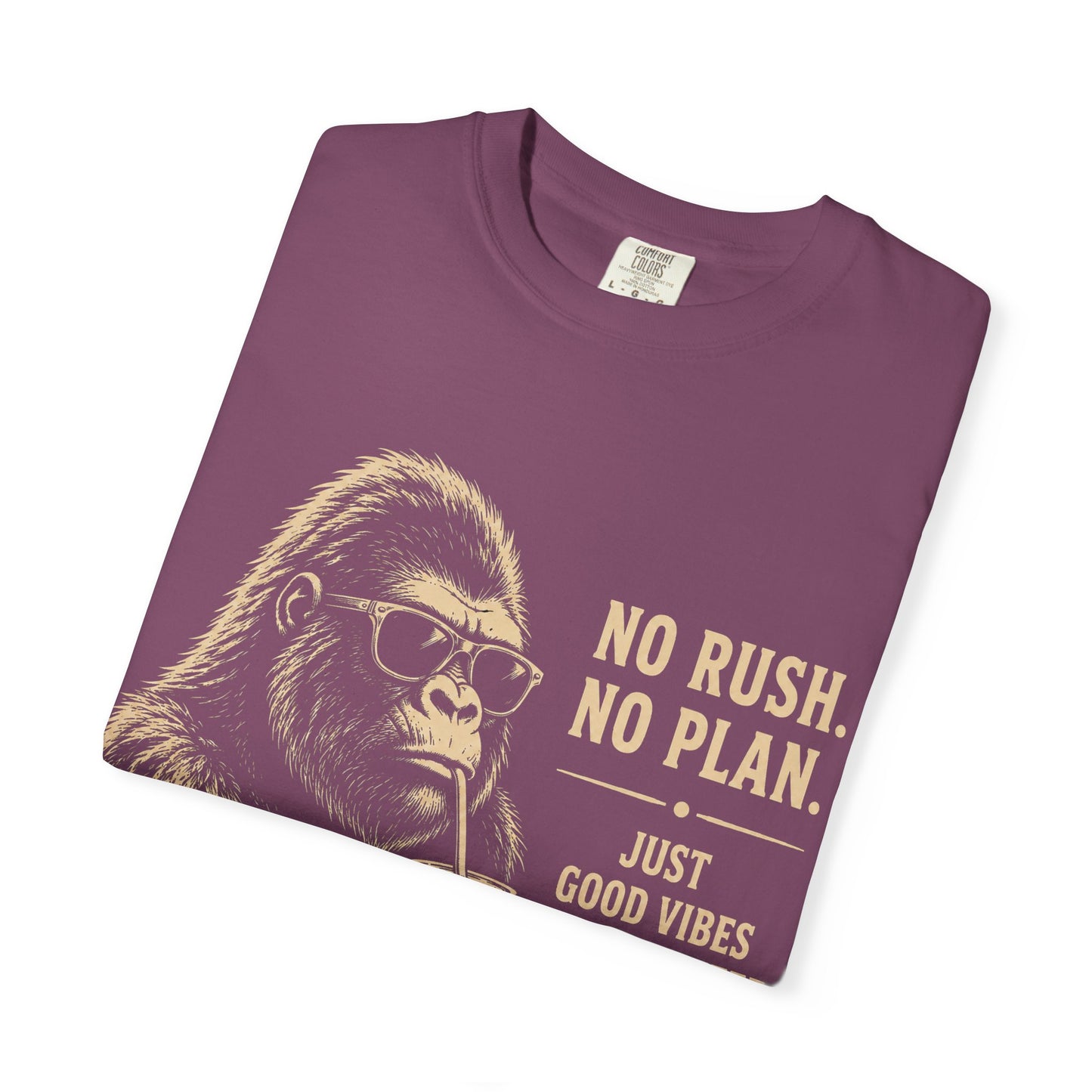 No Rush No Plan Coffee Humor T-Shirt
