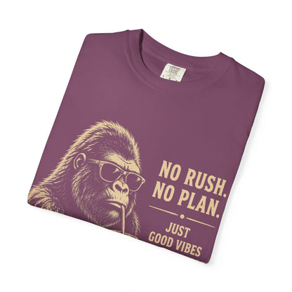 No Rush No Plan Coffee Humor T-Shirt