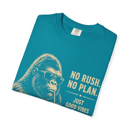 No Rush No Plan Coffee Humor T-Shirt