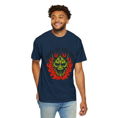 Flaming Green Oni Graphic Tee