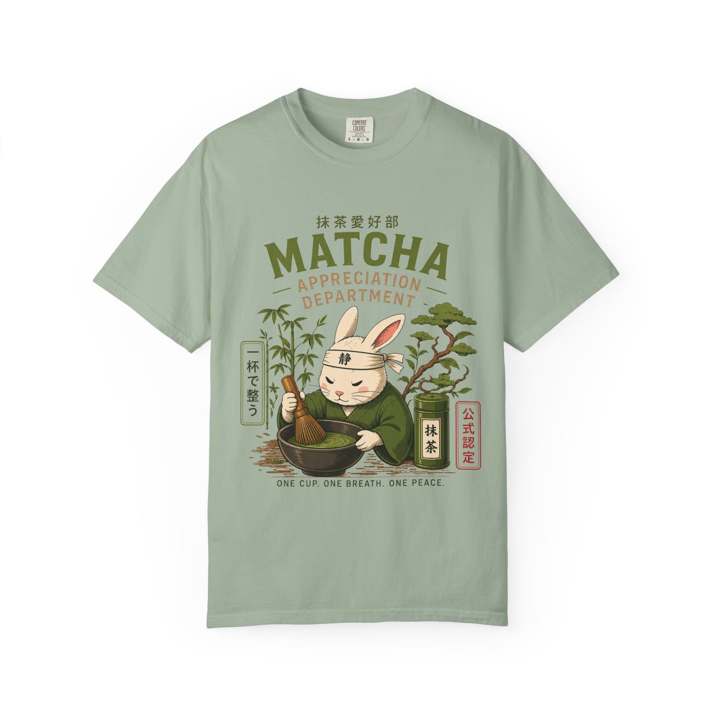 Matcha Appreciation Department Rabbit Graphic Tee