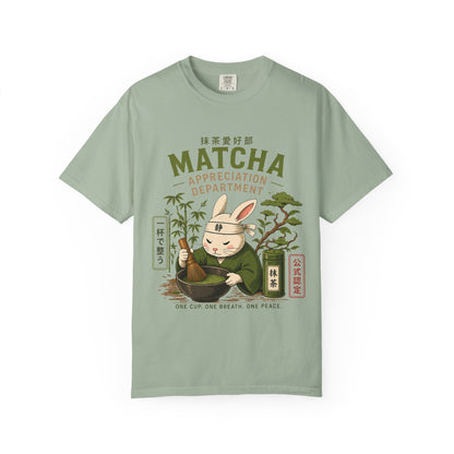 Matcha Appreciation Department Rabbit Graphic Tee