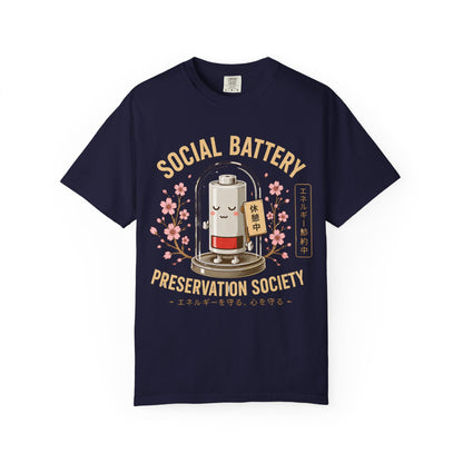 Social Battery Preservation Society Introvert T-Shirt