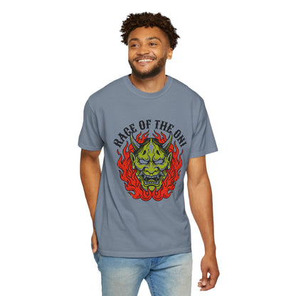 Flaming Green Oni Graphic Tee