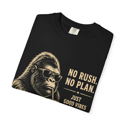 No Rush No Plan Coffee Humor T-Shirt