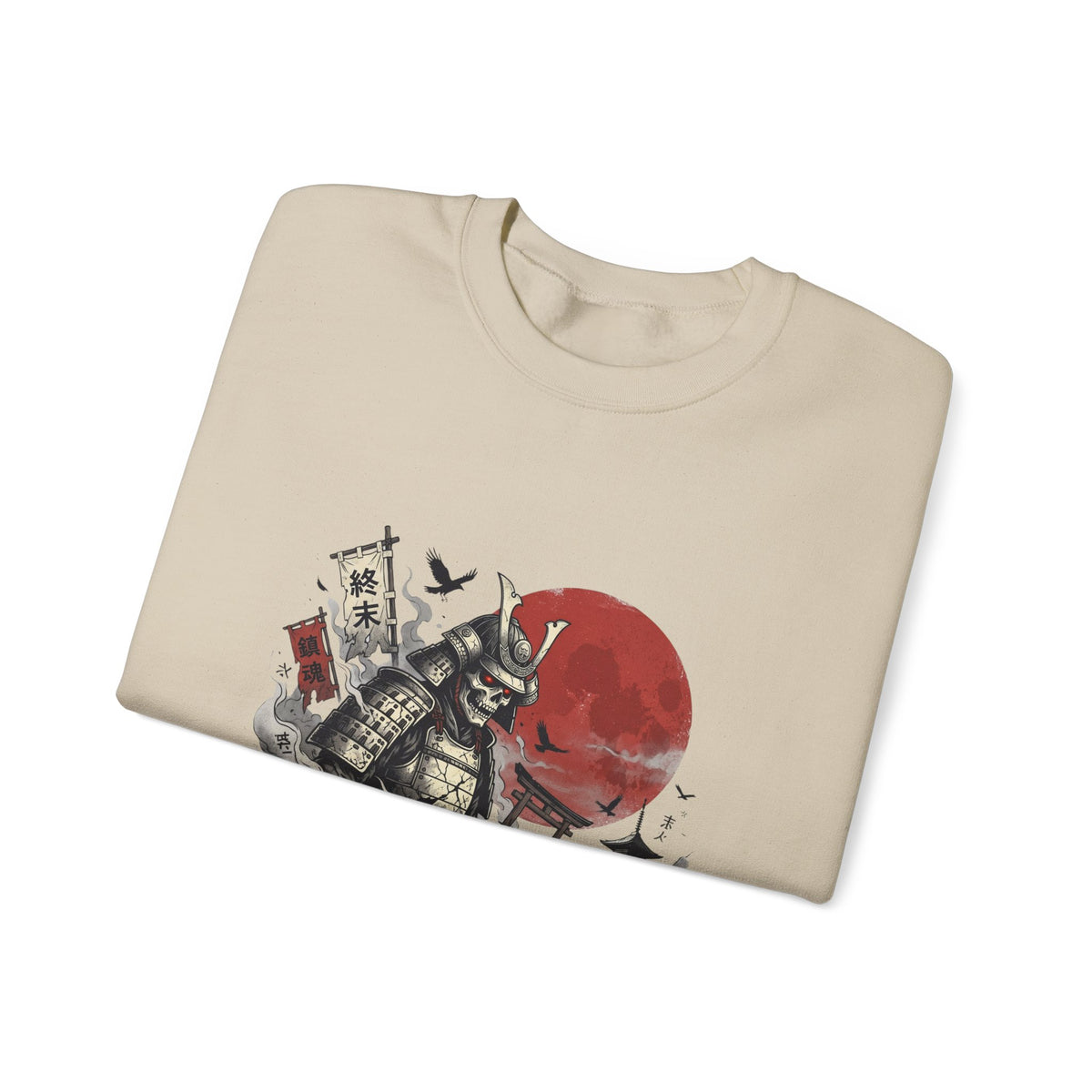 Crimson Moon Ronin Warrior Graphic Tee