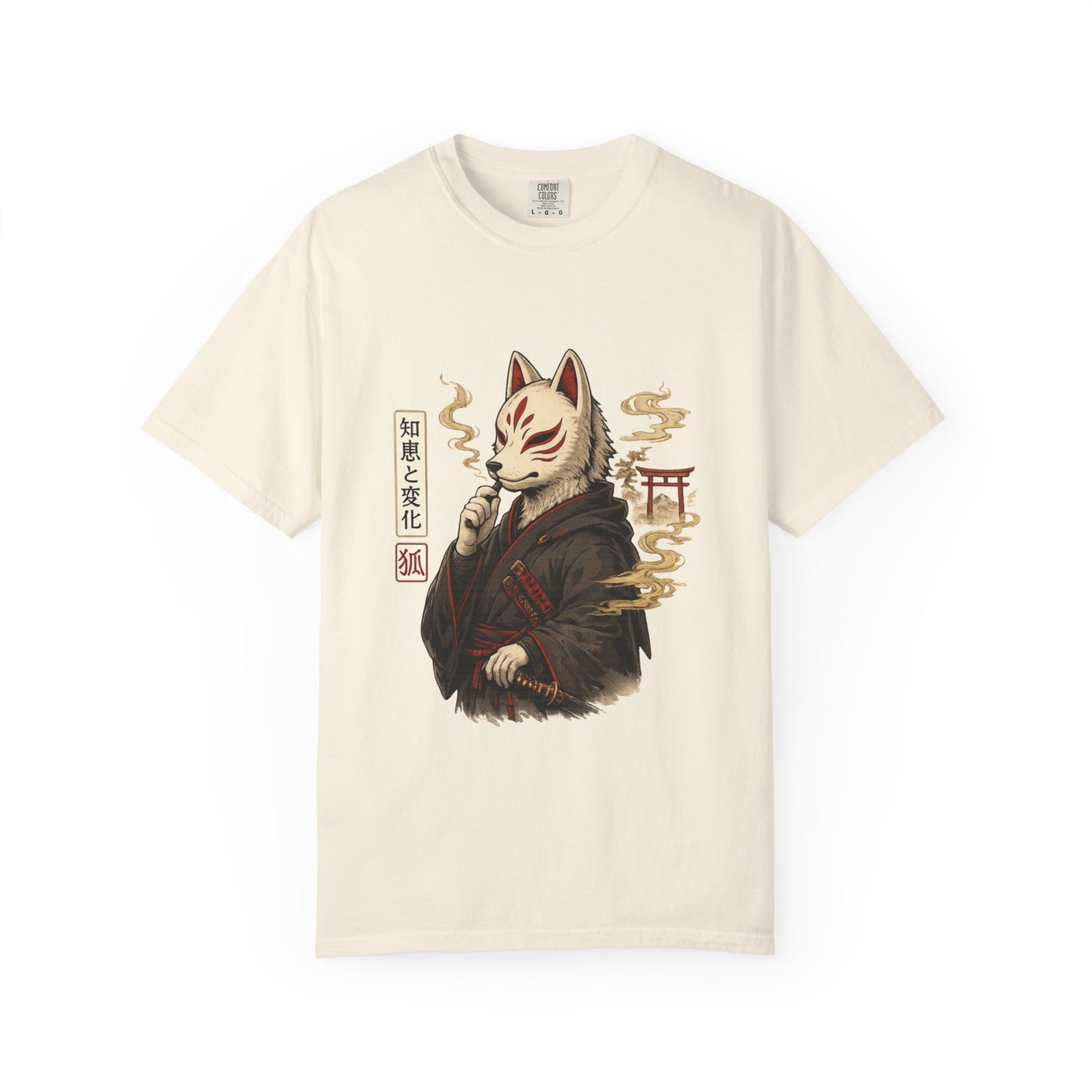 Kitsune Ronin Fox Spirit Graphic T-Shirt