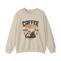 Coffee First Human Later Cat Samurai Graphic Tee