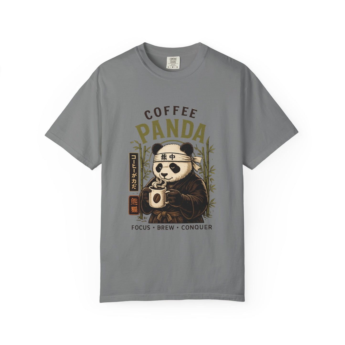 Coffee Panda Japanese Animal Graphic Tee