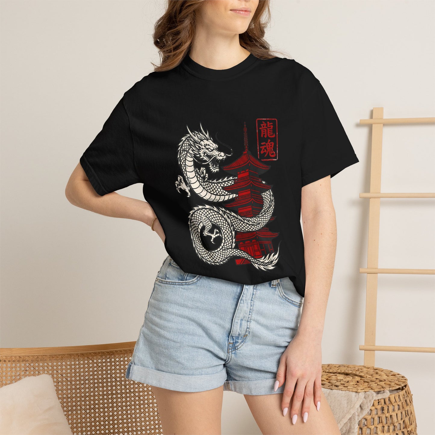 Japanese Dragon Graphic Tee (龍魂 ‘Dragon Soul’)