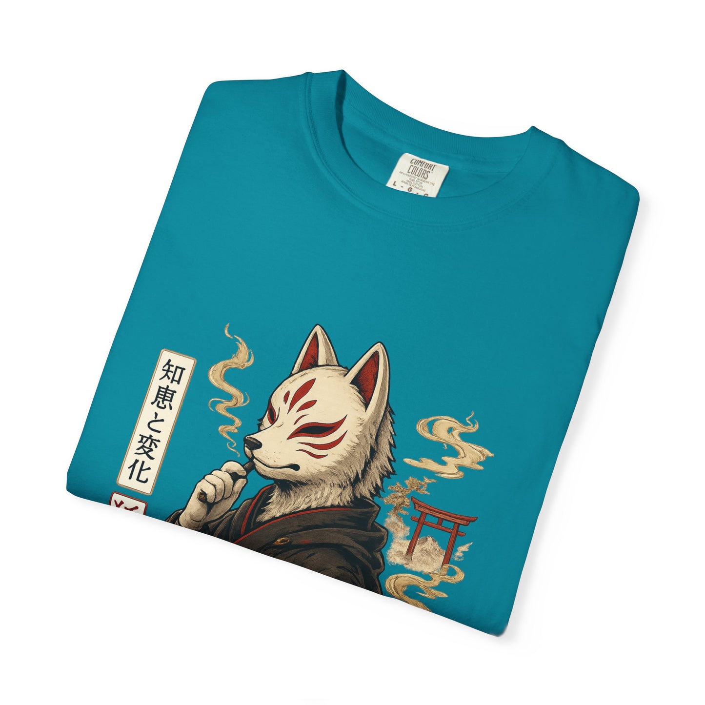 Kitsune Ronin Fox Spirit Graphic T-Shirt