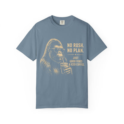 No Rush No Plan Coffee Humor T-Shirt
