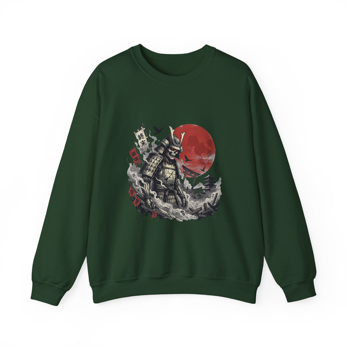 Crimson Moon Ronin Warrior Graphic Tee