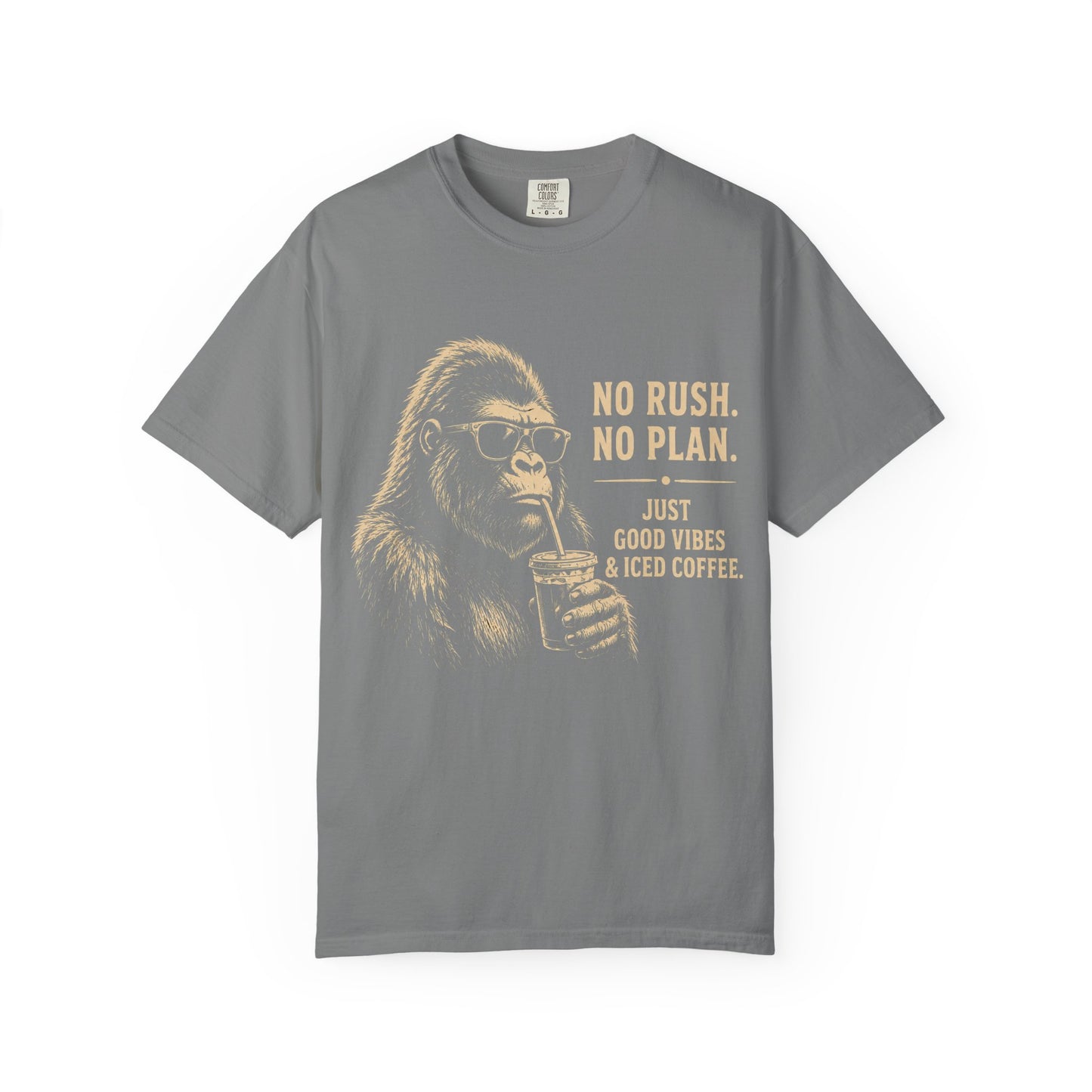 No Rush No Plan Coffee Humor T-Shirt