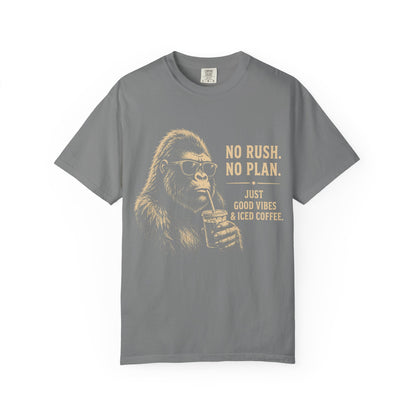 No Rush No Plan Coffee Humor T-Shirt