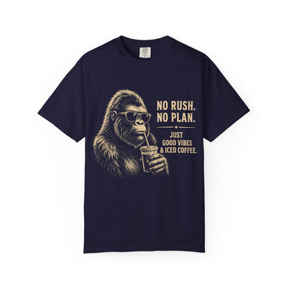 No Rush No Plan Coffee Humor T-Shirt