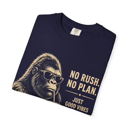 No Rush No Plan Coffee Humor T-Shirt