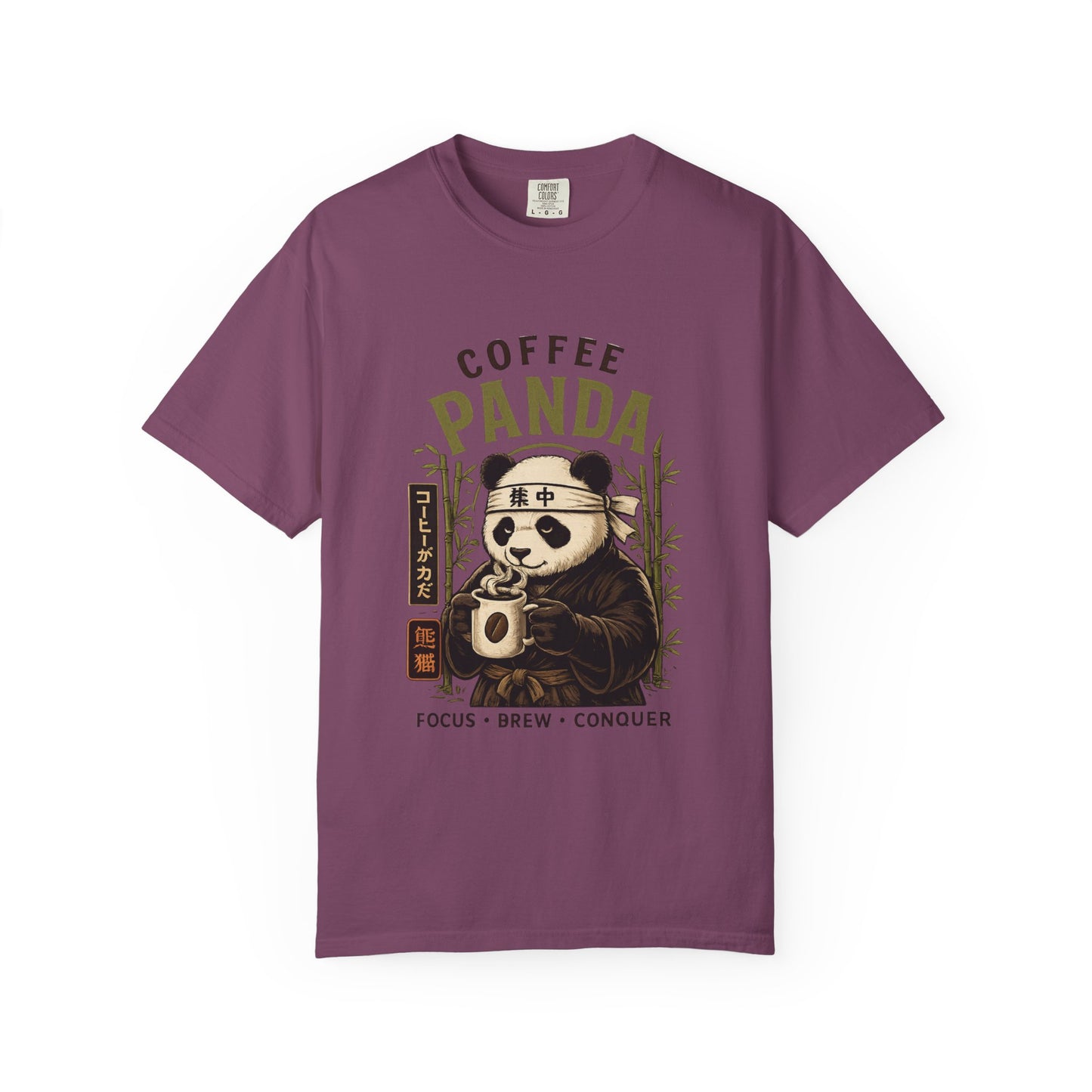 Coffee Panda Japanese Animal Graphic Tee