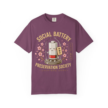 Social Battery Preservation Society Introvert T-Shirt