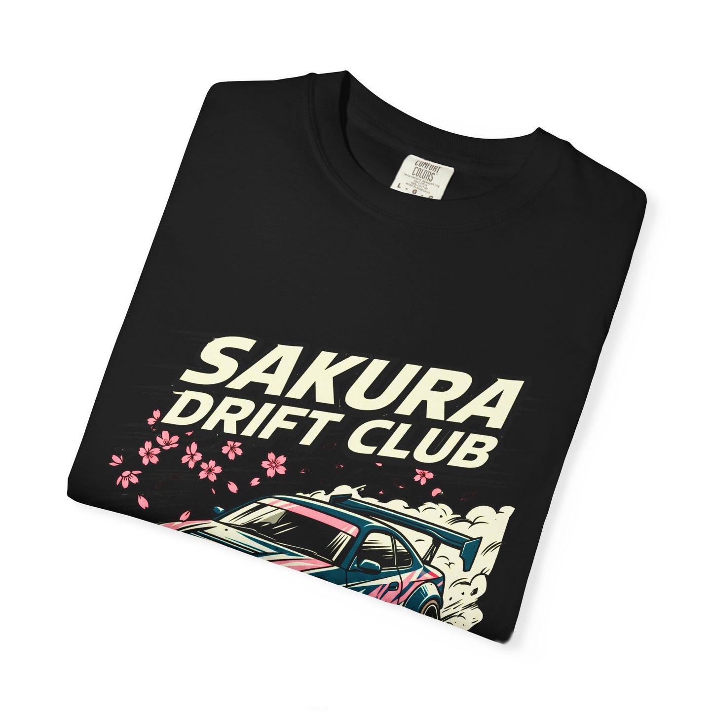 Sakura Drift Club T-Shirt — Japanese Racing Car Graphic Tee