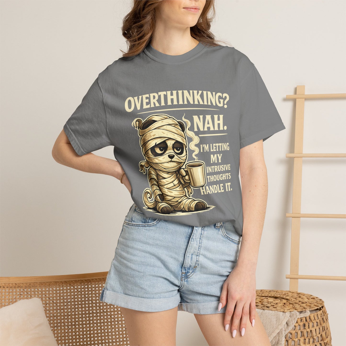 Tired Mummy Coffee Lover Funny T-Shirt