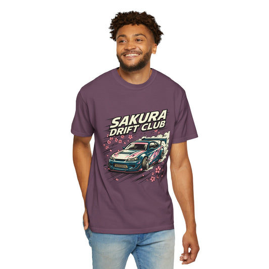 Sakura Drift Club T-Shirt — Japanese Racing Car Graphic Tee
