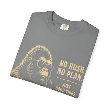 No Rush No Plan Coffee Humor T-Shirt
