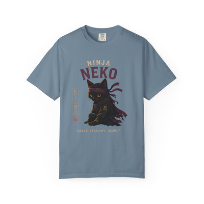 Ninja Neko Cat Japanese Streetwear T-Shirt