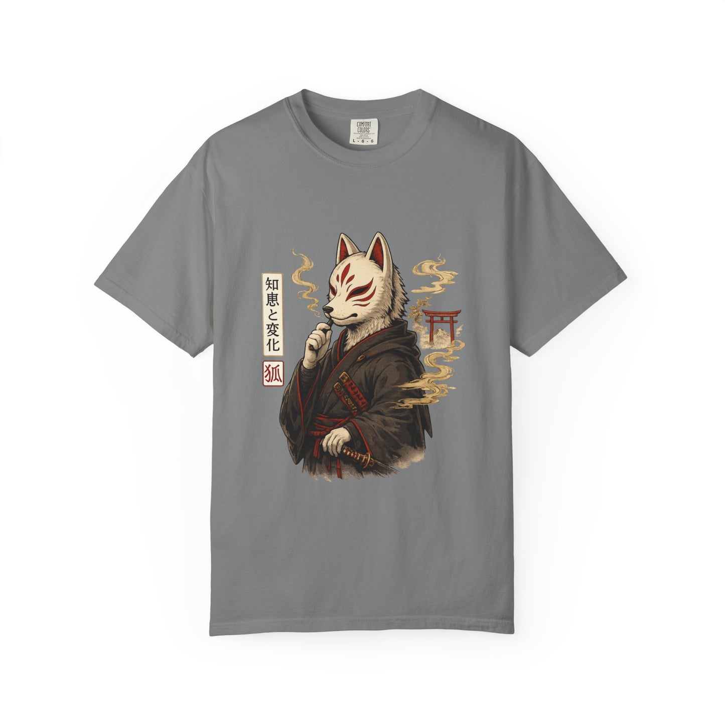 Kitsune Ronin Fox Spirit Graphic T-Shirt