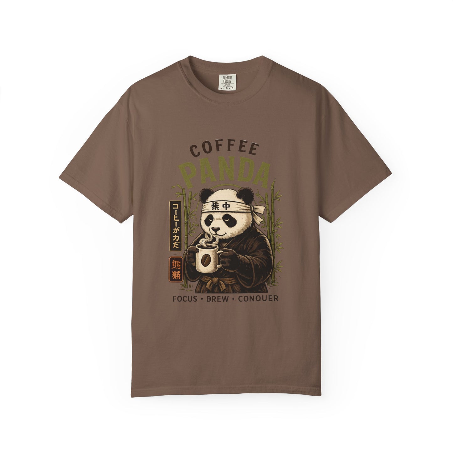 Coffee Panda Japanese Animal Graphic Tee
