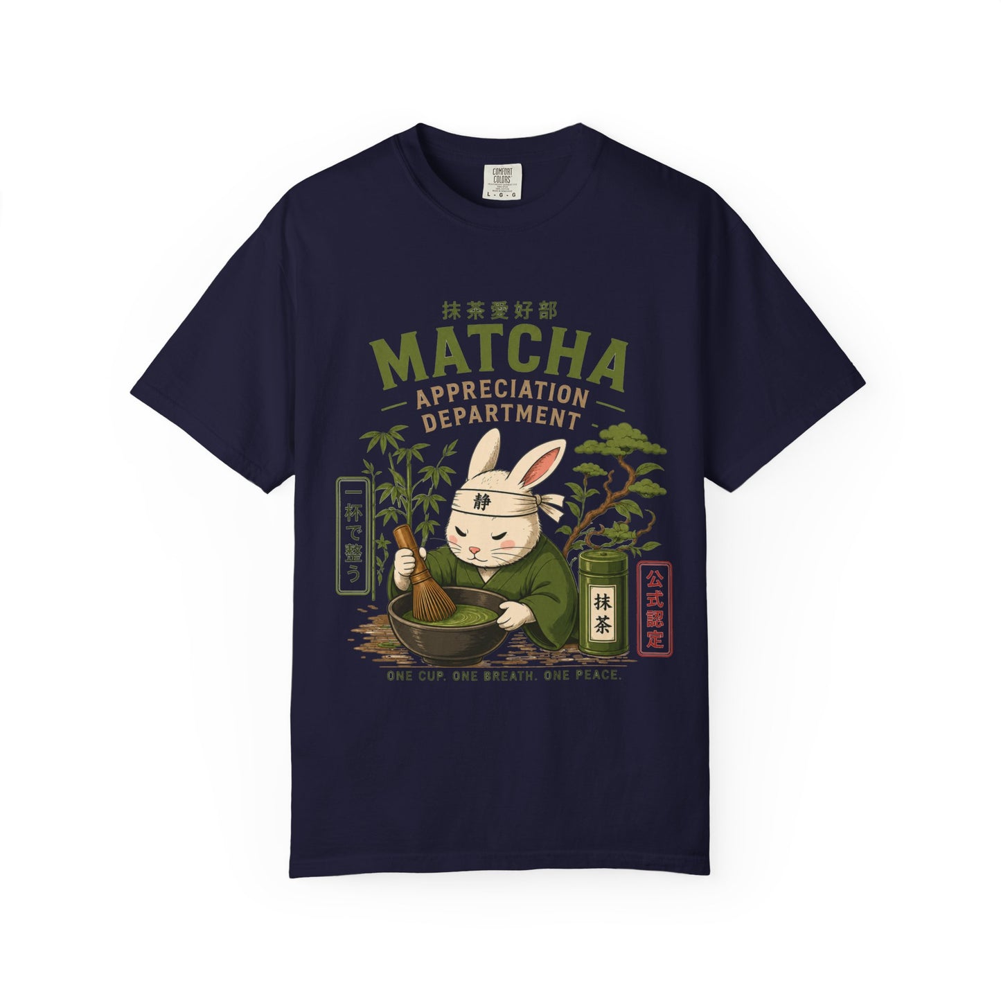 Matcha Appreciation Department Rabbit Graphic Tee