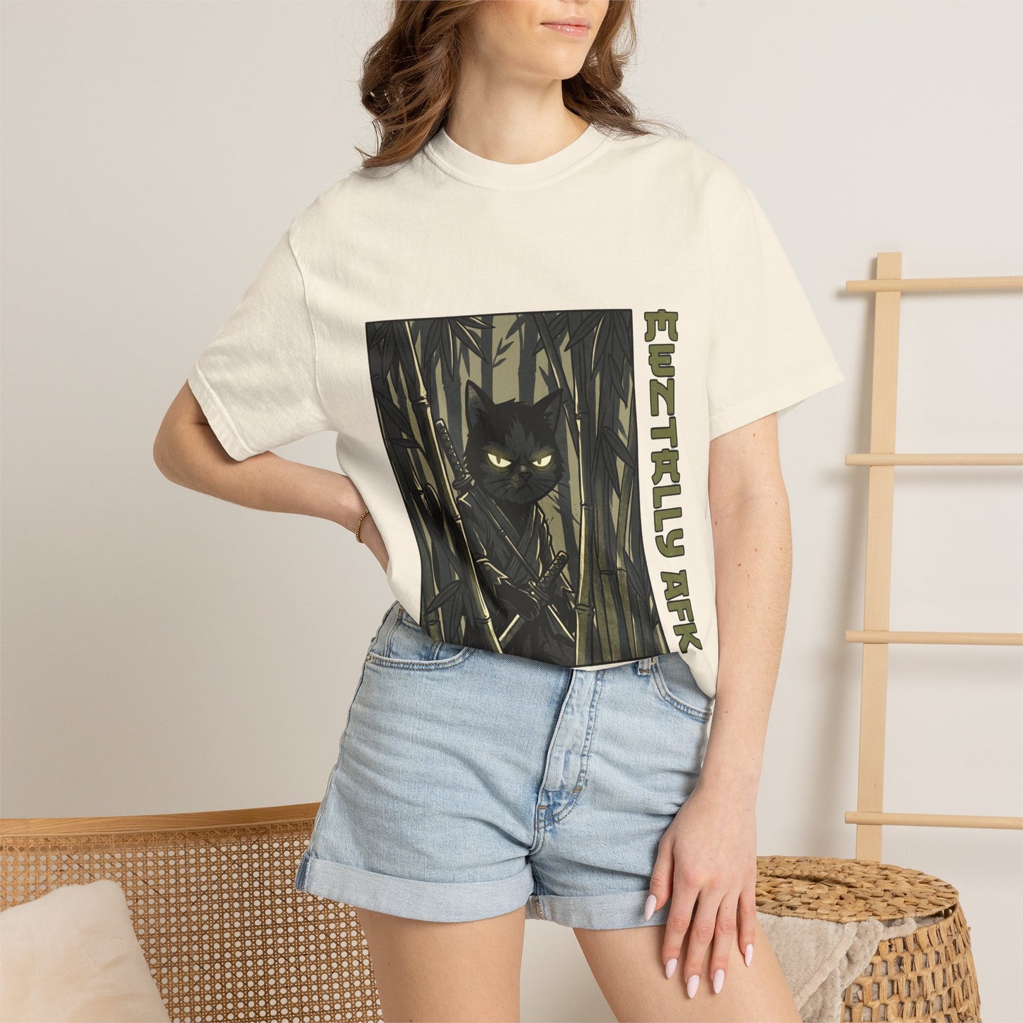 Butterfly AF Stealth Cat Graphic Tee