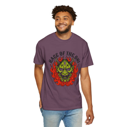 Flaming Green Oni Graphic Tee