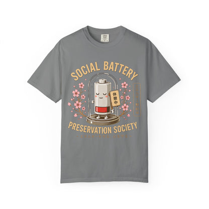Social Battery Preservation Society Introvert T-Shirt