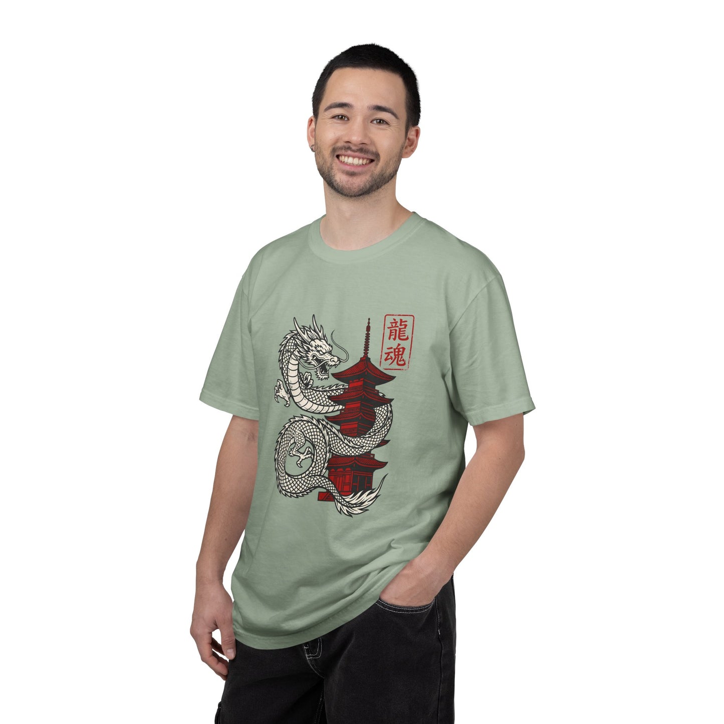 Japanese Dragon Graphic Tee (龍魂 ‘Dragon Soul’)