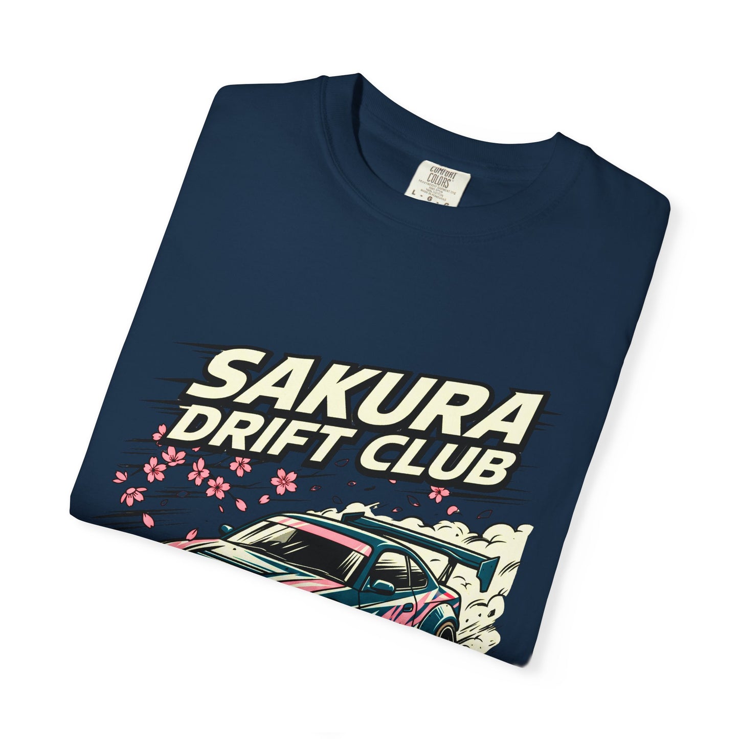 Sakura Drift Club T-Shirt — Japanese Racing Car Graphic Tee
