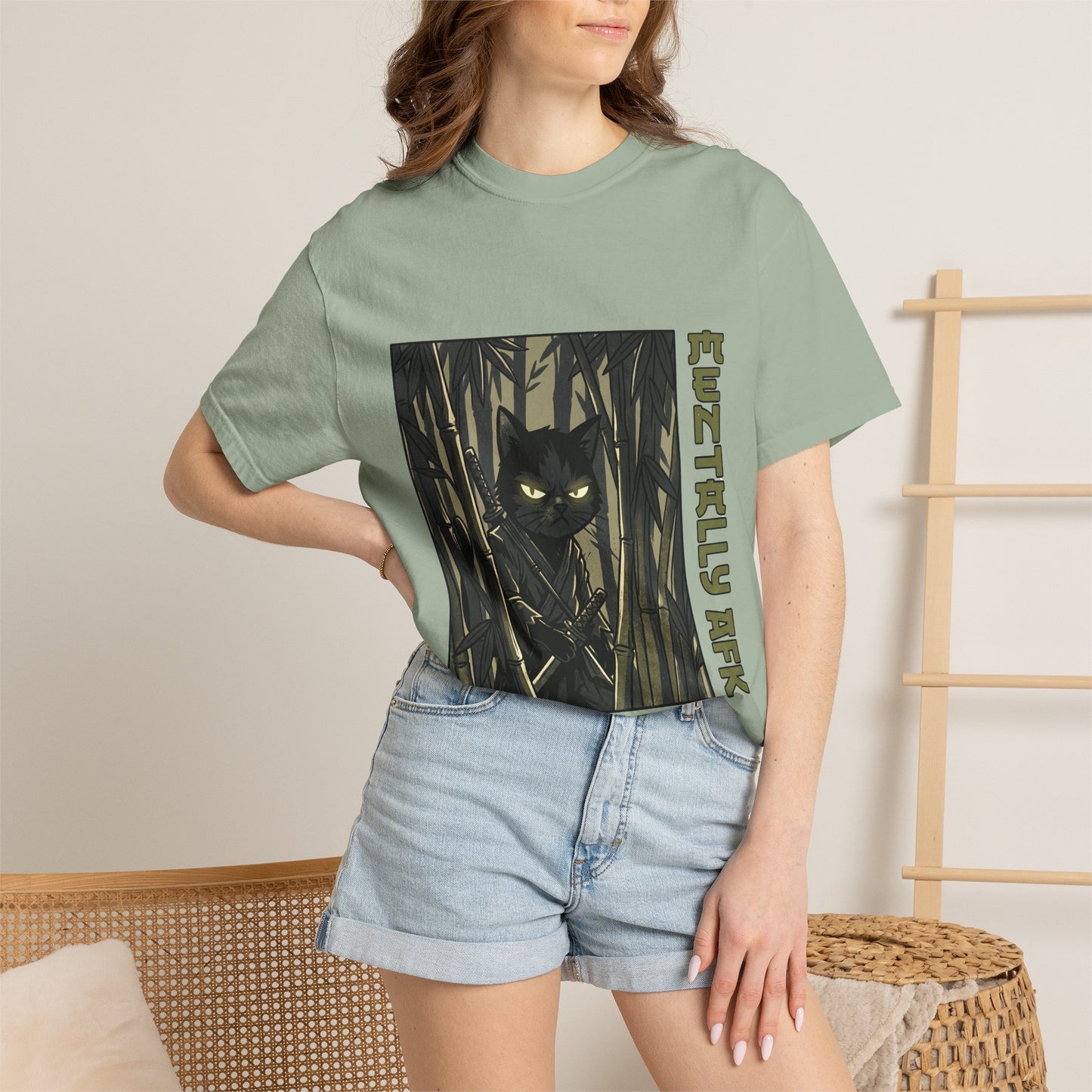 Butterfly AF Stealth Cat Graphic Tee