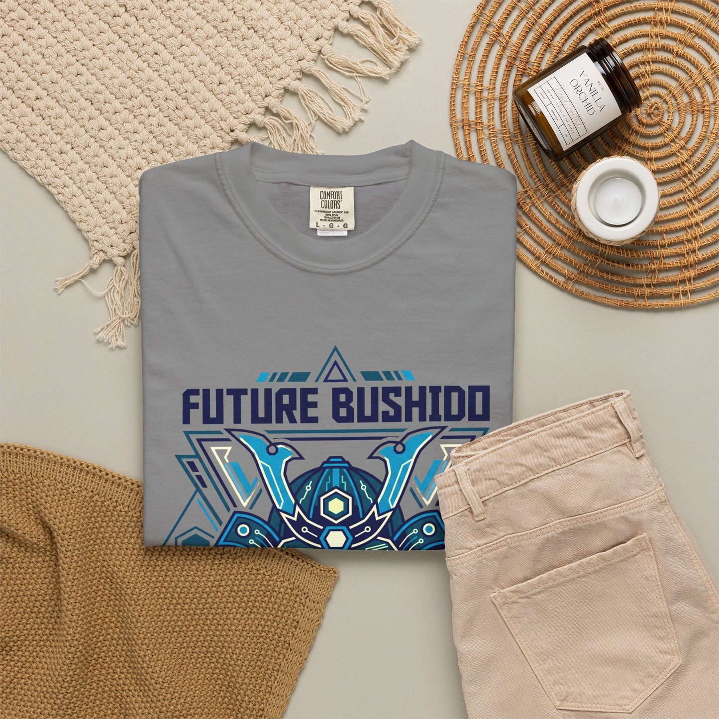 Futuristic Samurai Graphic Tee
