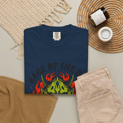 Flaming Green Oni Graphic Tee
