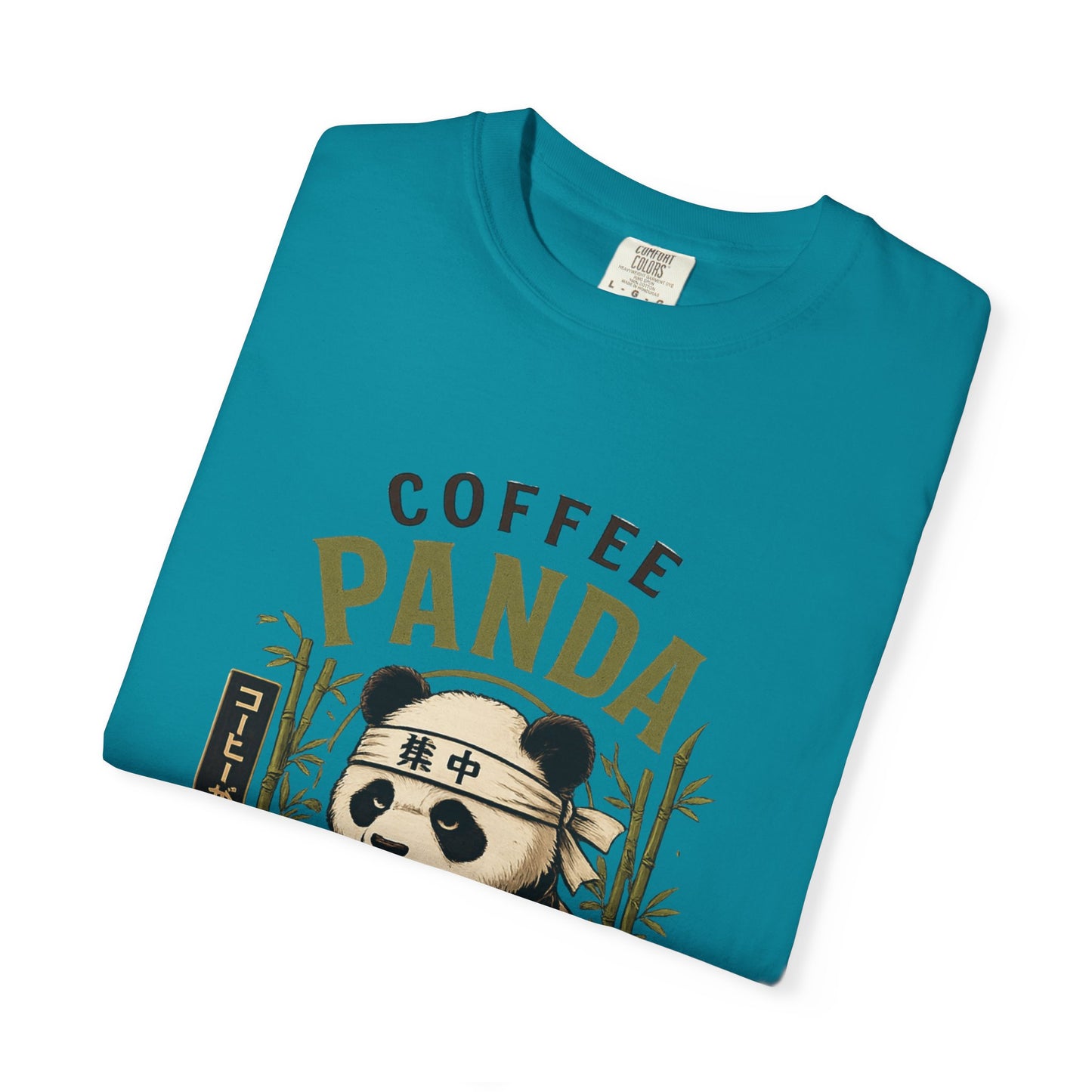 Coffee Panda Japanese Animal Graphic Tee